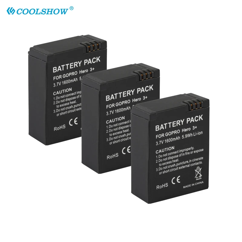 

201 301 Battery 1600mah for GoPro 201 301 GoPro HD HERO3 HERO3+ Hero 2 AHDBT-201 AHDBT-301 AHDBT-302 Camera Batteries