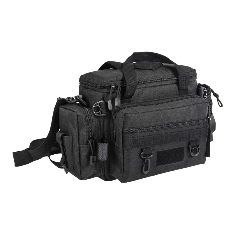 Черная сумка для рыболовных снастей сумка для камеры черная рыболовная многофункциональная дорожная суб-посылка коробка для рыболовных снастей