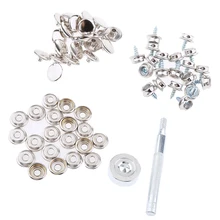 152X лодка морской Холст Ткань защелка Кнопка+ пуговица на ножке 3/" винт