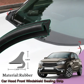 

DIY Car Seal Strip Windshied Spoiler Filler Protect Edge Weatherstrip Strips Sticker Auto Accessories For LADA XRAY 2016-2020