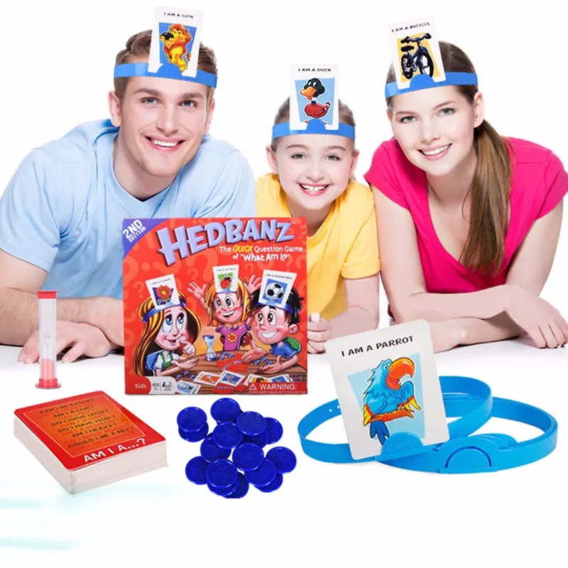Новая игра Hedbanz быстрый вопрос о том что я настольная с картами забавные гаджеты