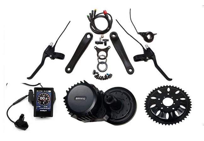 48v 8fun bbs02 mid drive Bafang 750w motor kit with color display - Цвет: 48V750W850cCOLOR
