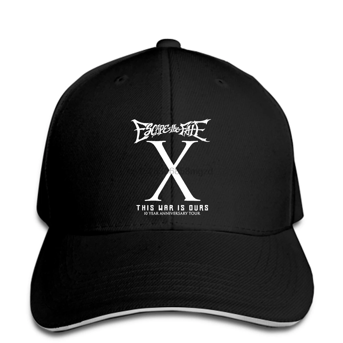 Бейсболка Es cap e The Fate - This War Is Ours 10-я годовщина AUS Tour Мужская бейсболка (черная)