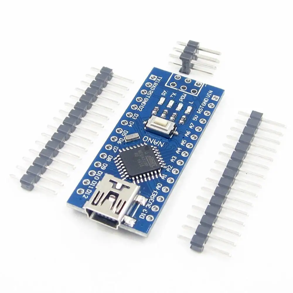 5 шт. Usb Ch340G Nano V3.0 16 м в Atmega328P Микроконтроллер плата для Arduino 328P модуль|Детали