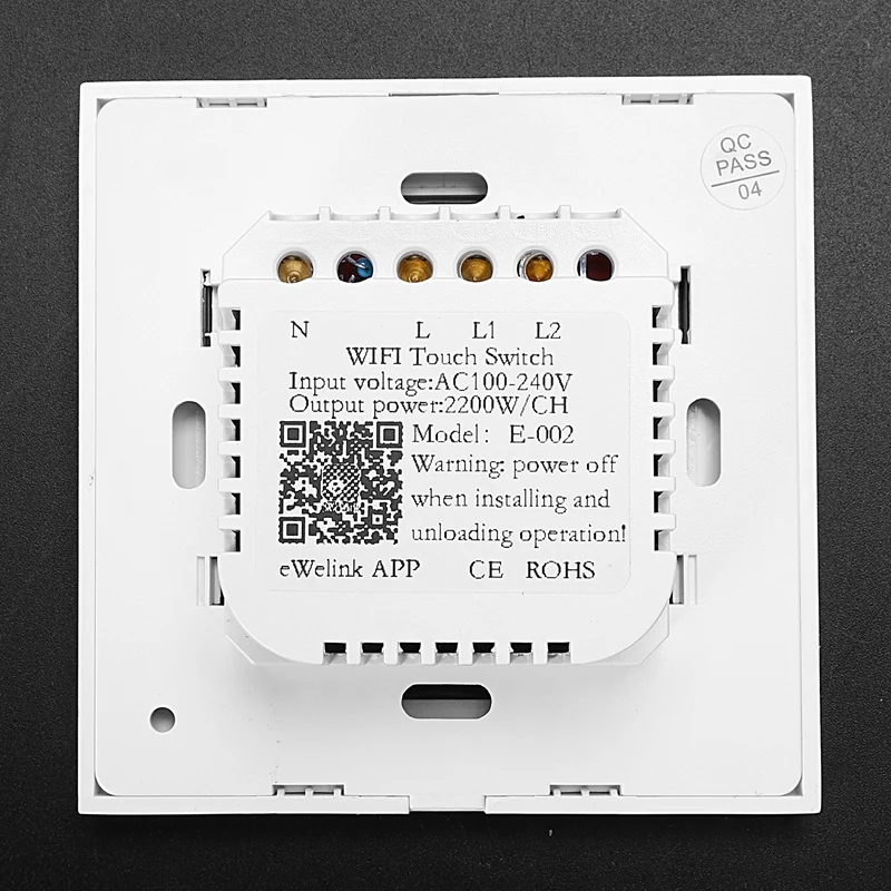 86 мм Wifi умный настенный переключатель пресс-панель управления приложение Rc для Echo/Alexa/Google Home