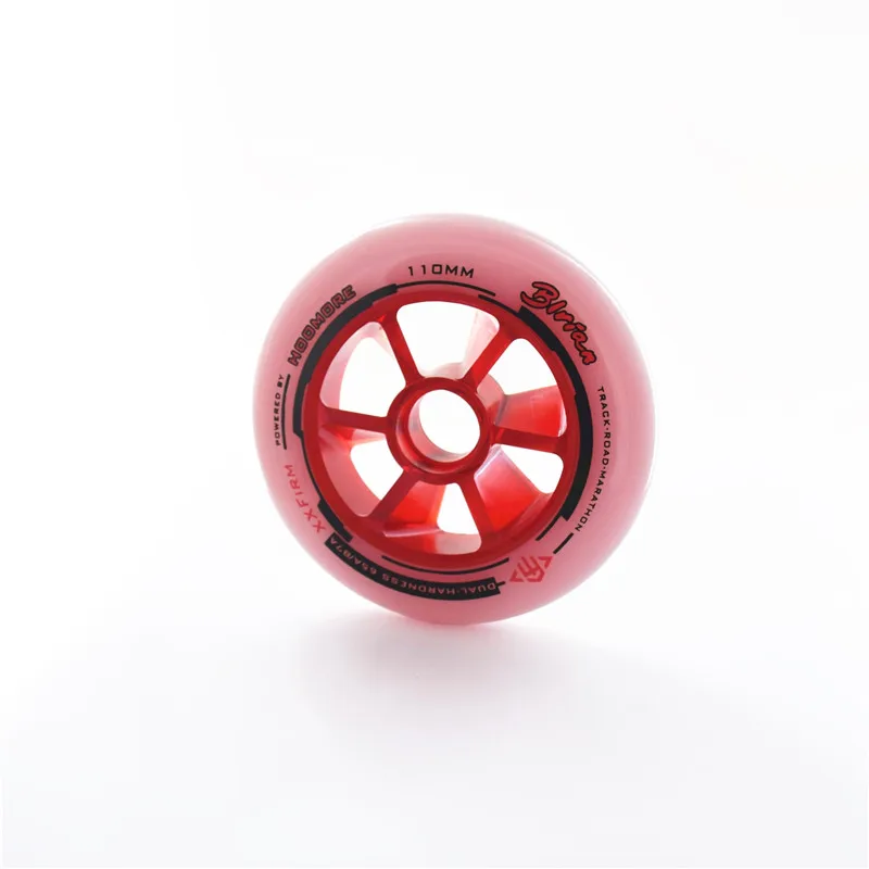 Профессиональный черный магический XXFirm 87A/65A двухъядерный скоростной каток колеса для дорожного марафона 100 мм 100 мм гоночная 2 шт./партия