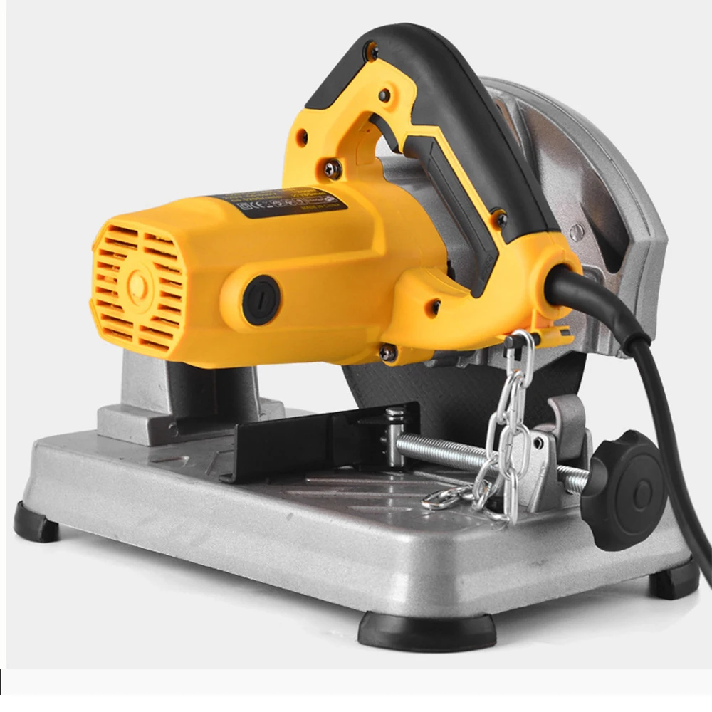 1200W 185mm Multi-function Electric Saw 45° Metal Profile Cutting Machine 7 Inch Desktop Aluminum Material Steel Blade