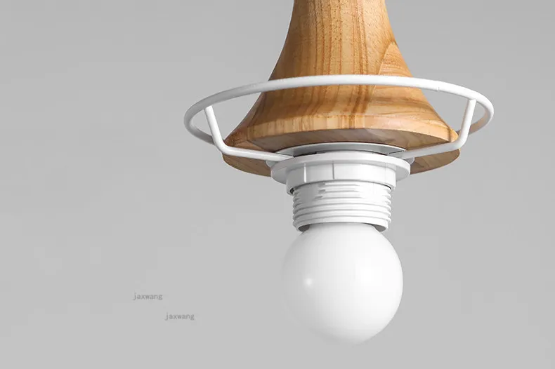 Nordic Bar LED Pendant Lights Macaron Solid Wood Lighting Light Fixtures Loft Hanging Lamp Home Indoor Decoration Pendant Lamp