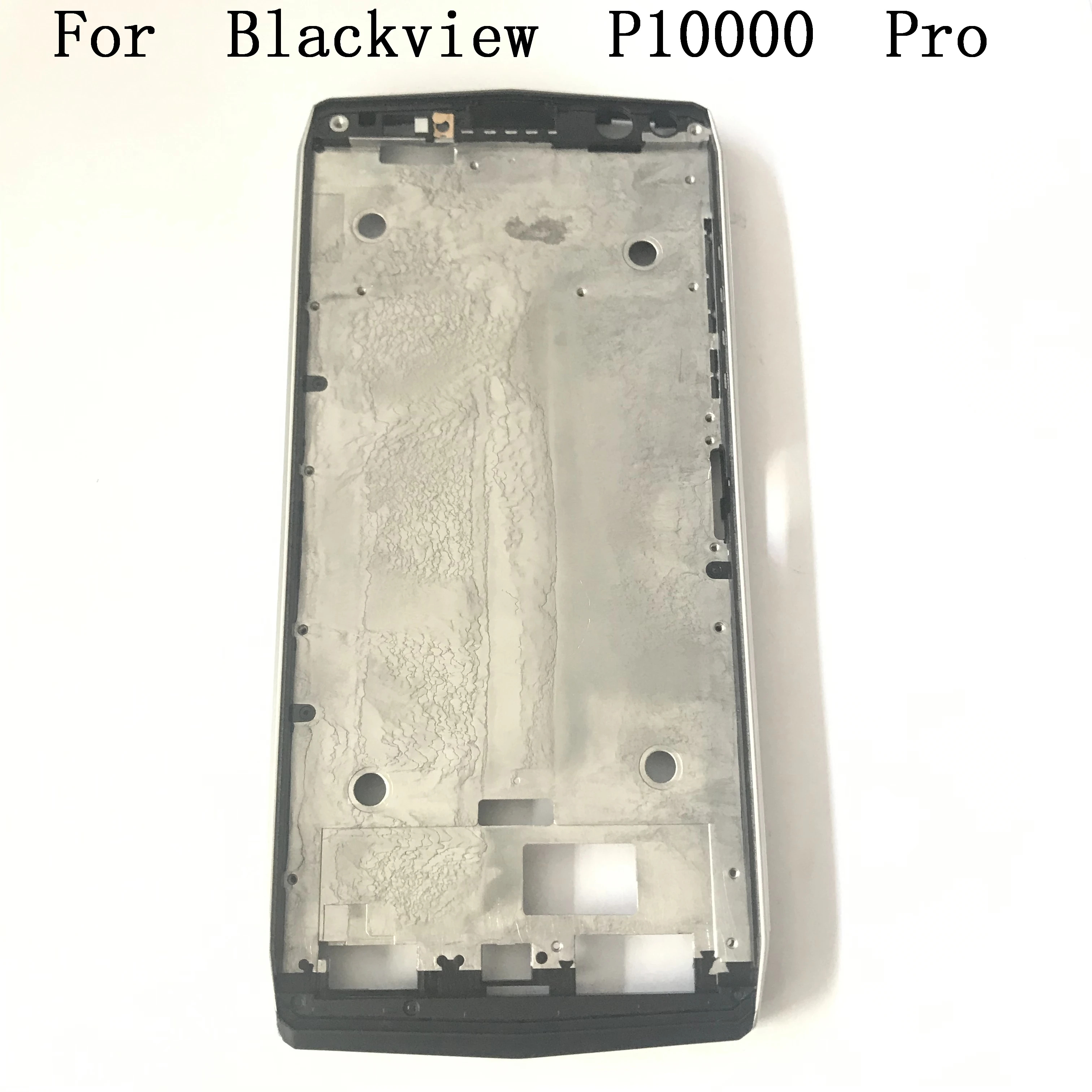 Чехол Blackview P10000 Pro с металлической средней рамкой+ правая левая металлическая рамка Боковая+ ключи для мобильного телефона