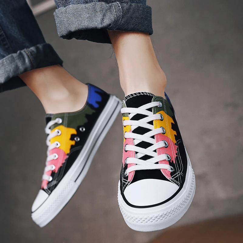 color canvas shoes