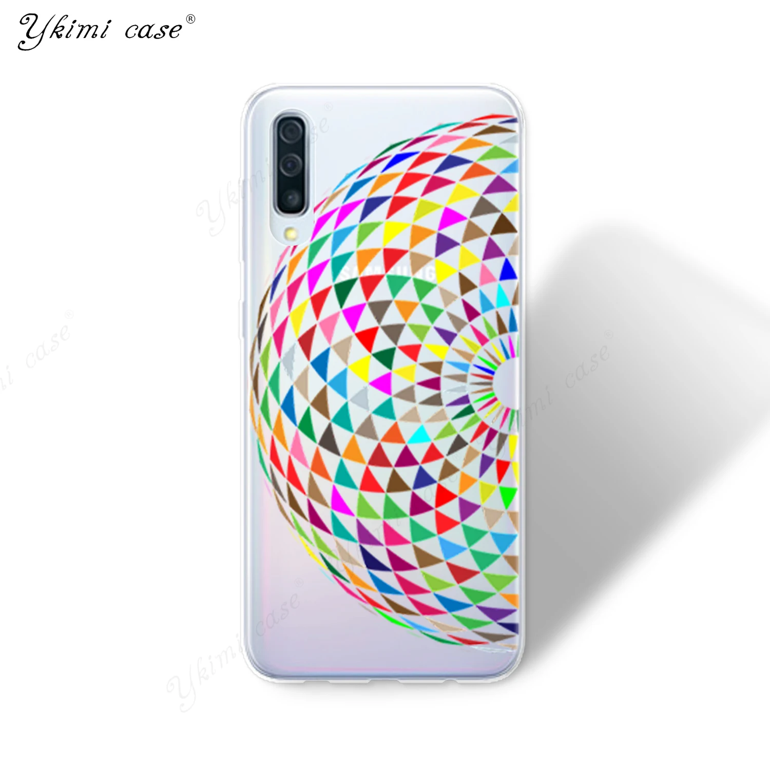 Чехол для телефона samsung Galaxy A10 A20 A30 A40 A50 A70, чехол с цветными мандалами и цветами, мягкий силиконовый чехол из ТПУ - Цвет: C323