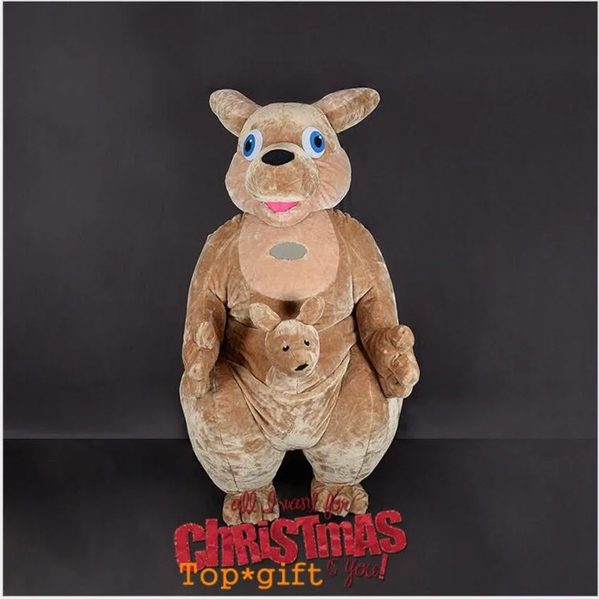 Рекламный костюм кенгуру для взрослых надувной талисмана нарядное платье игры с