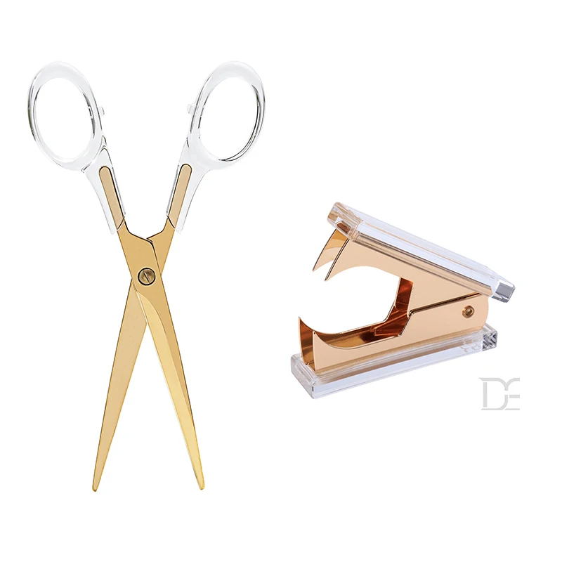 russell+hazel Gold & Acrylic Scissor - Scissors - 9 in