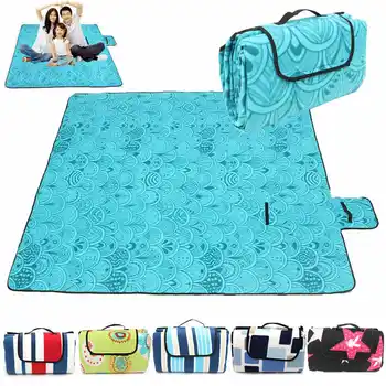 

200x200CM Waterproof Folding Picnic Mat Outdoor Camping Beach Moisture-proof Blanket Portable CampingMat Hiking BeachPad