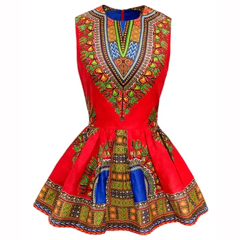

African clothes for women dashiki print top fashion slim top african traditional clothing dashiki top for women red dashiki top