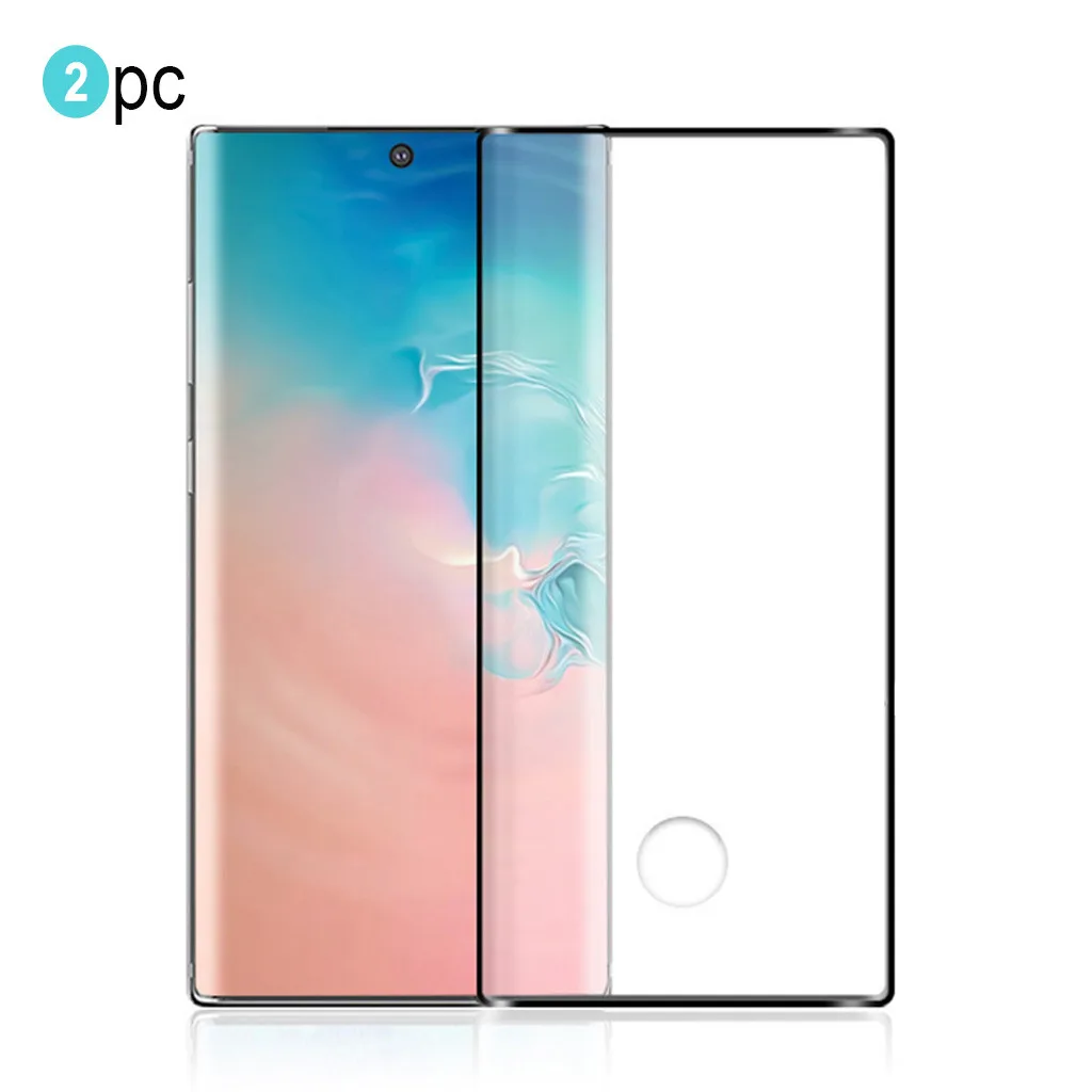 B 6.8 inch Полная защита из закаленного стекла для samsung Galaxy Note10/10+ 6,3 дюймов прозрачный упрочненный защитный экран Защита# G1 - Цвет: B 6.8 inch
