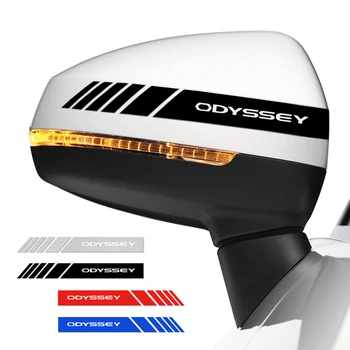 

2Pcs/Lot For Honda ODYSSEY Car Rearview Mirror Stickers Car Reflective Decals Styling 20CM*2CM