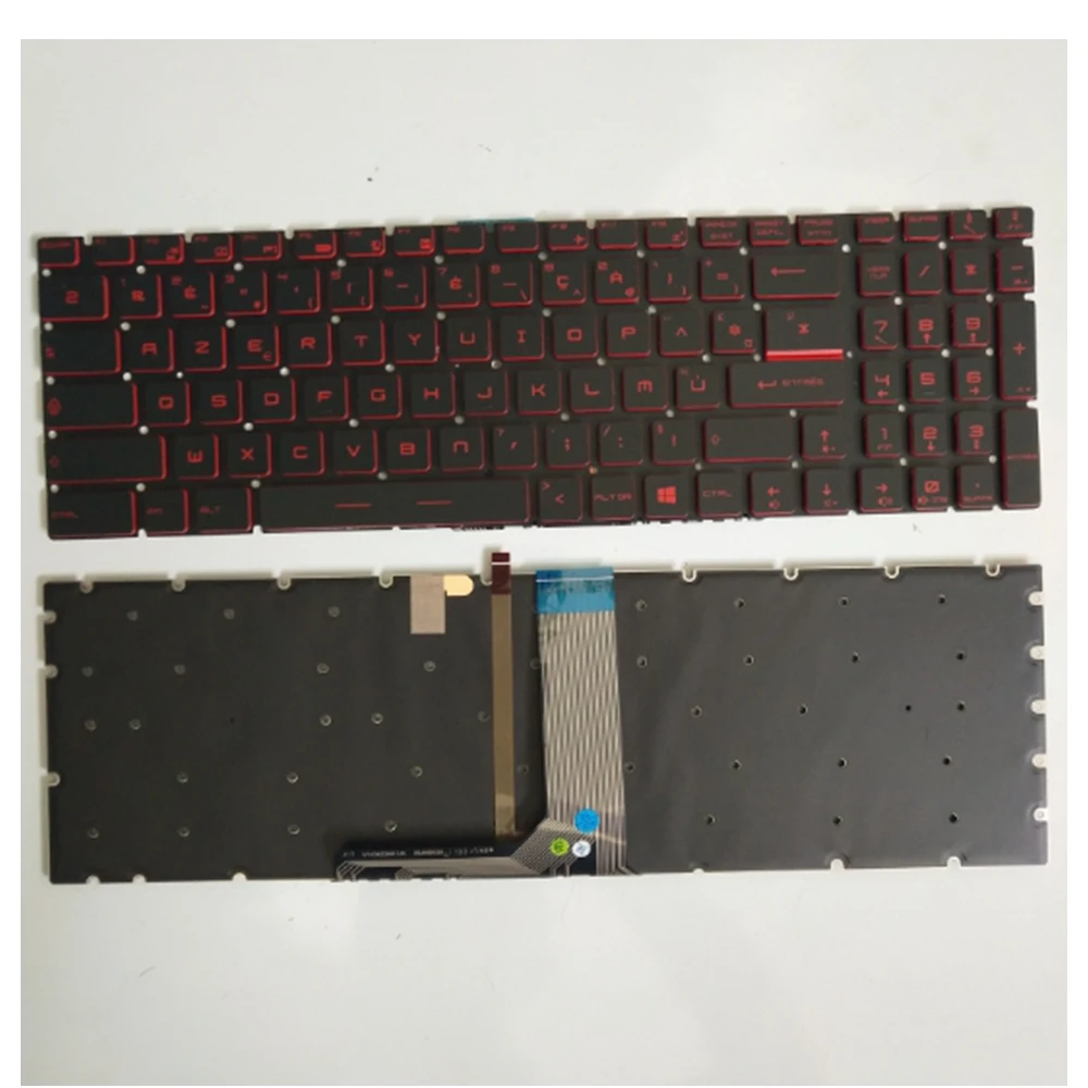 Novo Inglês Cristal RGB backlit Teclado colorido