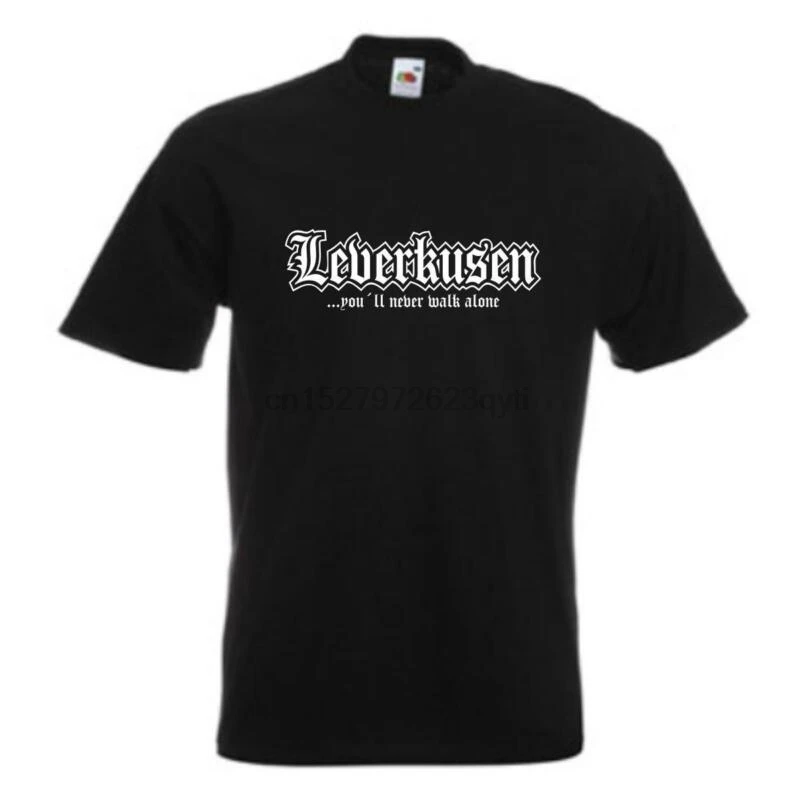 Футболка Леверкузен никогда не ходить в одиночку Stdteshirt вентилятор S 12XL (SFU01