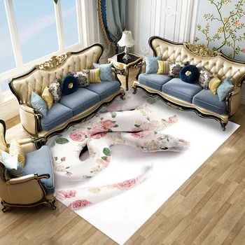 

Snake Parrot Pattern Print Kitchen Floor Mat Non-Slip Design Welcome Mat Front Entry Rug Entrance Floor Carpet Doormats for Home
