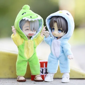 New Doll Clothes Cute animal jumpsuit Hooded pajamas for ob11,obitsu11,holala,GSC,1/12bjd doll clothes accessories for doll 1