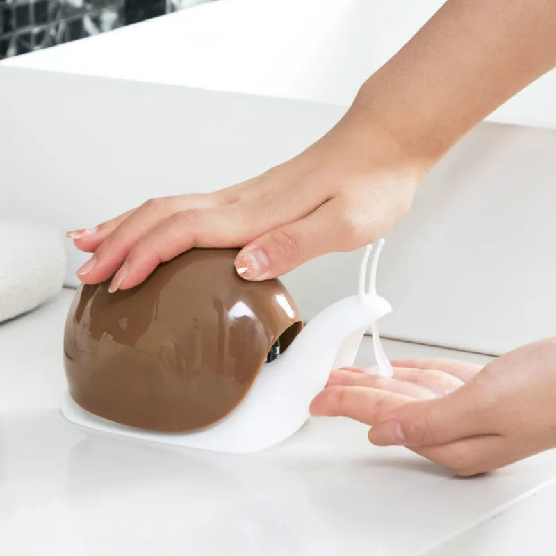 Plastic snail shape hand soap lotion bottle bottling shampoo shower gel empty bottle bathroom accessories LL1022954