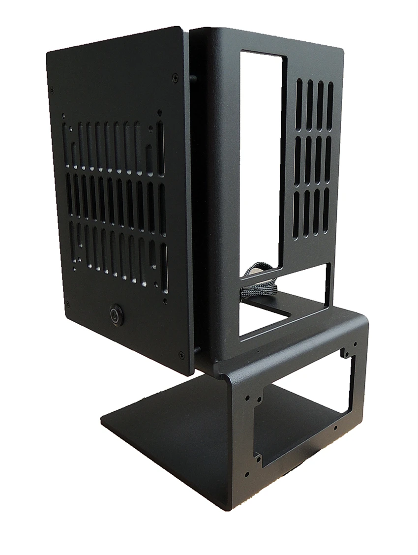Vertical Mini Itx Pc Open Air Case Test Bench Alloy Frame Support Sfx Atx Htpc Nas Water Cooling 1 240 280 Quickly Setup Integrated Circuits Aliexpress