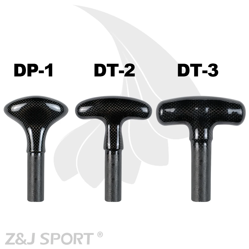 Zj Sport Carbon Fiber Canoe Paddle T Handle For Dragon Boat Paddle And