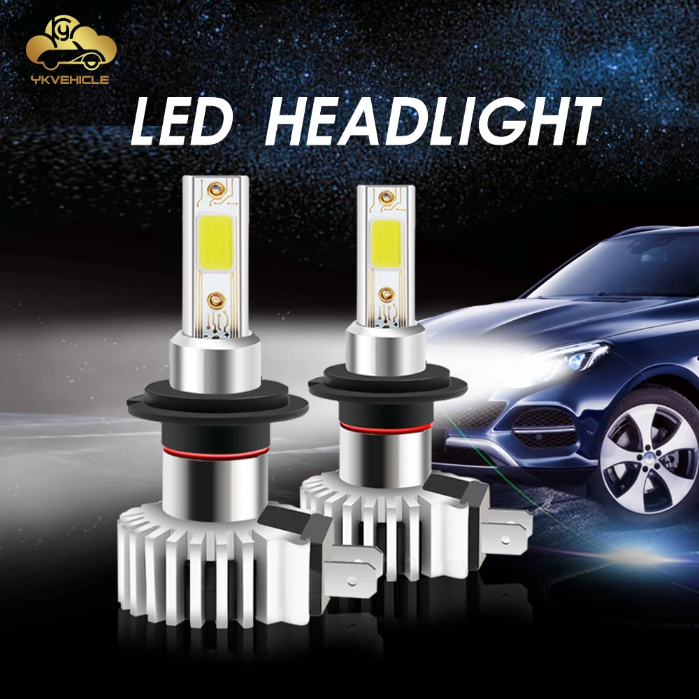 

Mini h7 LED lamp for car Headlight Bulb led H8 H11 fog light HB3 9005 HB4 6000K luces led para auto 12V Led Automotive YKVEHICLE