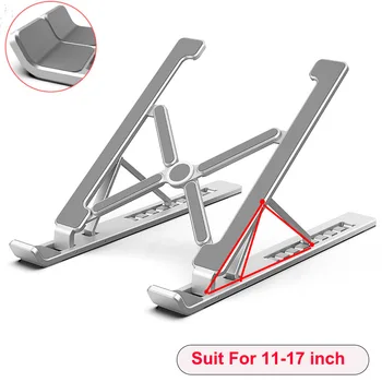 

GGMM Adjustable Laptop Stand Foldable Laptop Holder Non-Slip 7 Level Adjustable Aluminum Alloy Bracket For Notebook Macbook Air