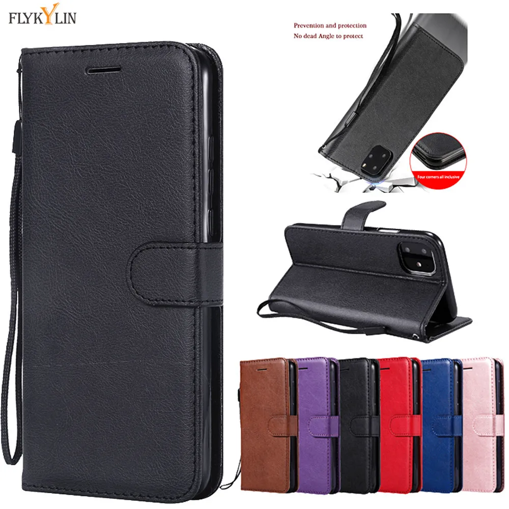 Флип кожаный чехол для iphone 11 Pro Max 6 6S 7 8 Plus X XS XR Book Wallet мобильного телефона