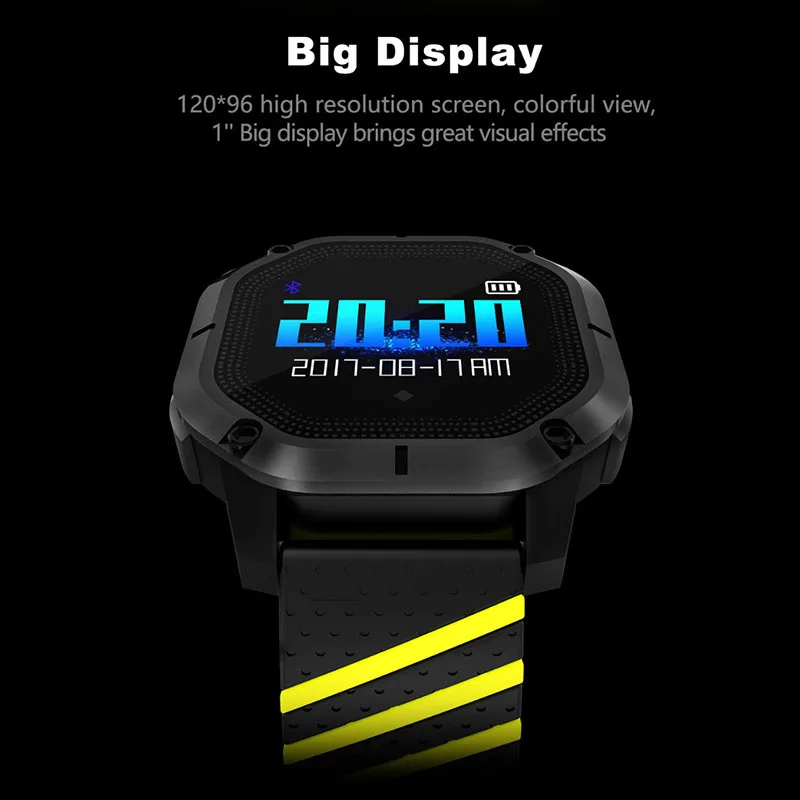 IG-K5 Смарт часы IP68 Водонепроницаемый велосипедный трекер Heart Rate Мониторинг давления, кислорода в крови Фитнес скобка