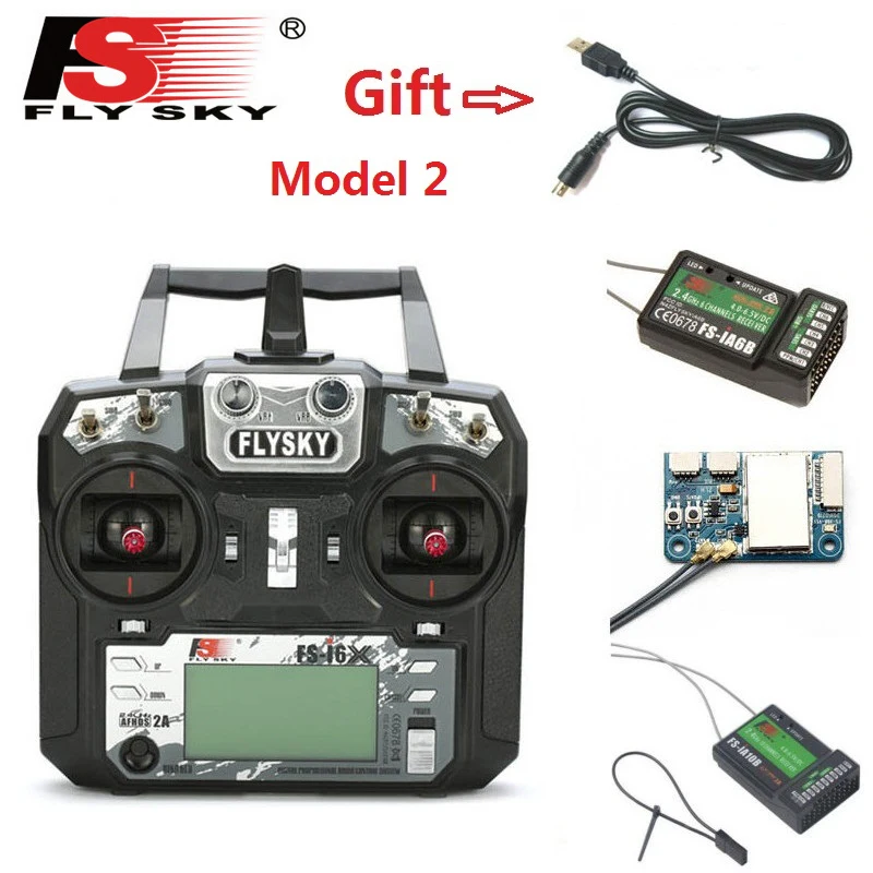 Flysky I6X FS-i6X 10CH 2.4G AFHDS 2A RC Transmitter control With FS-iA6B FS-iA10B FS-X6B FS-A8S IA6 A8S Receiver For Rc Airplane