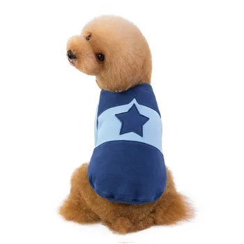 

New Fashion Warm Pet Clothes Pentagram Stars Dog Hoodies Clothes for Dogs Cats Pets Dog Jacket Chihuahua Poodle Pet Clothing