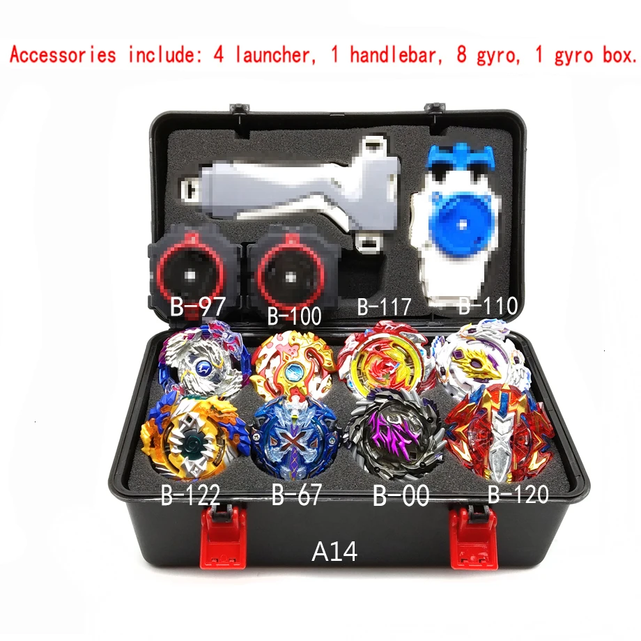 Bayblade Takara Tomy Gold Beyblade Burst Arean Launcher Bables набор коробка Bey Blade игрушки для подарка на Рождество и год Blayblade - Цвет: A14
