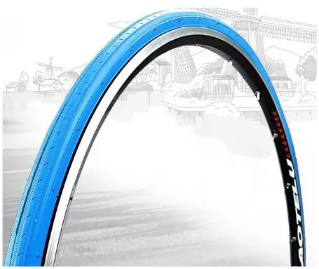 KENDA велосипедные шины K191 шины для шоссейных велосипедов Шины 700* 23C 700C велосипедные шины pneu bicicleta Maxi запчасти 8 цветов - Цвет: Blue