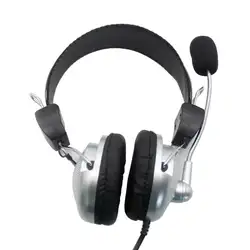 Стереонаушная повязка на голову наушники для телефонов PC Laptap с шумоподавлением проводные наушники 3,5 мм игровая гарнитура