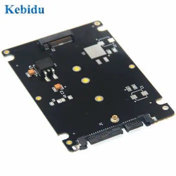 

KEBIDU M.2 NGFF SSD to 2.5 SATA 22Pin Adapter Card With Enclosure Socket M2 NGFF SSD Solid State Hard Driver Metal Case