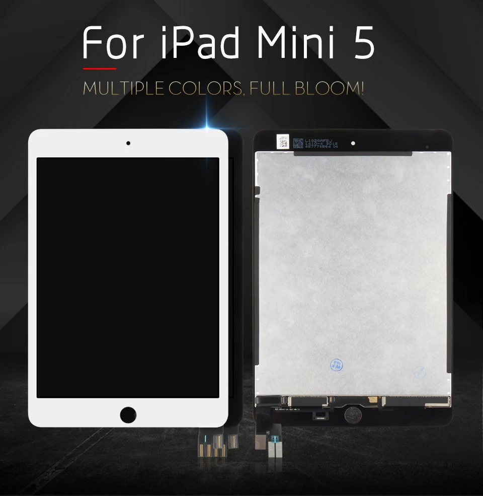 Для iPad Mini 5 ЖК-дисплей Mini5 5th Gen сенсорный экран для iPad Mini сенсорный экран матрица дигитайзер A2124 A2126 A2133 стекло