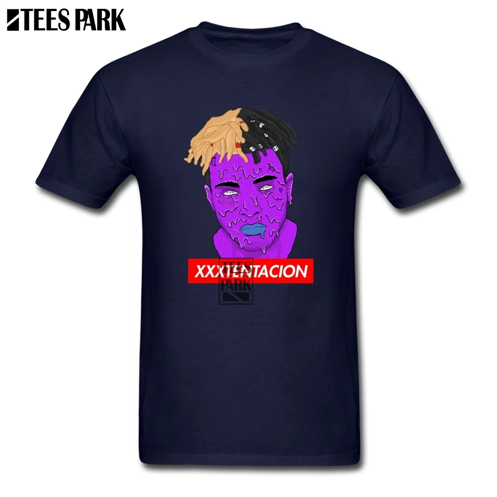 Новые мужские рубашки XXXTentacion Grime Art крутые футболки для мужчин Crewneck короткий