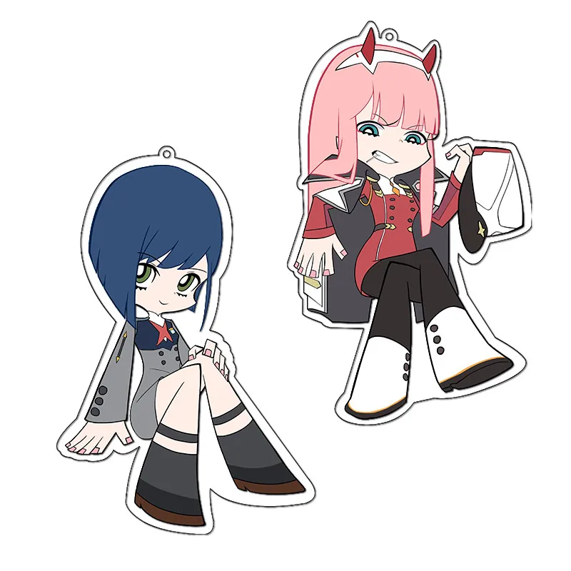 Брелок для ключей DARLING in the FRANXX ICHIGO ZERO TWO акриловый брелок для ключей брелок для ключей Косплей подарок