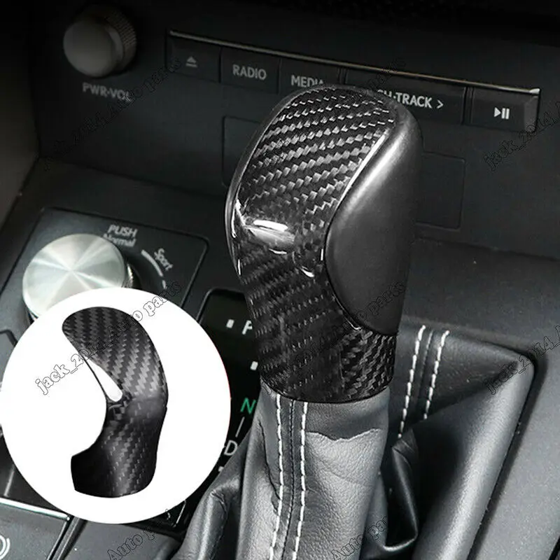Для Lexus NX NX200t ES RX 300h IS RC GS настоящая крышка ручки переключения передач из углеродного волокна