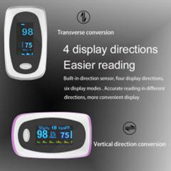 

Hotest Medical Household Pulse Oximeter Finger Fingertip Oximeter Blood Oxygen Meter Pulse Heart Rate SPO2 Monitor OLED