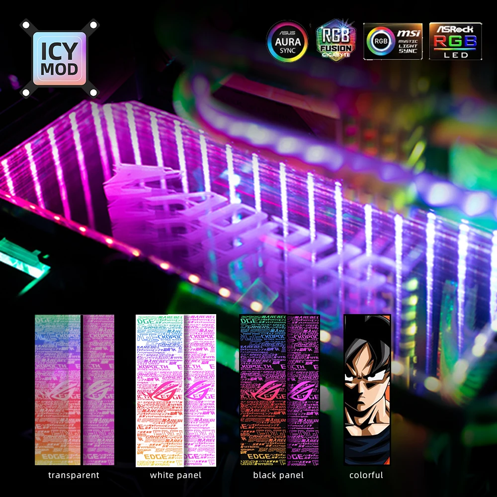 Панель Infinity RGB бесконечный стерео 3D чехол для ПК осветительная панель