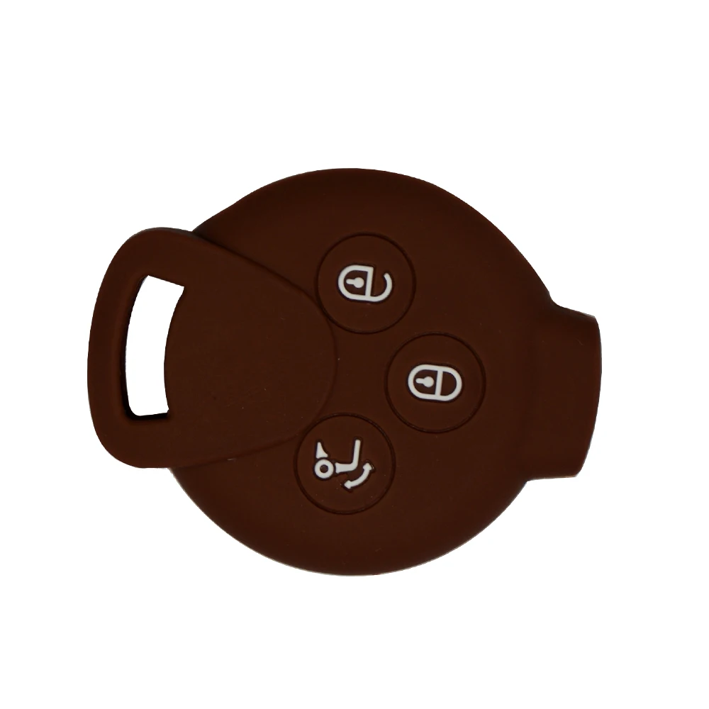 Keyforkess3 pulsanti per Benz Mercedes Smart Fortwo 451 MB City Roadster Silicone Remote Car Key Shell custodia protettiva copertura in gomma - Hca7d7eb47dbe41eca18d27ac4fe37ab6L