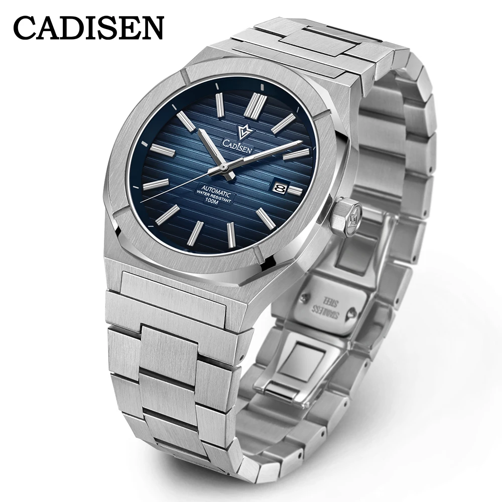 2021 New CADISEN German design Mechanical Wristwatch men Luxury Automatic watch for men Stainless steel 10 Bar Waterproof Clock