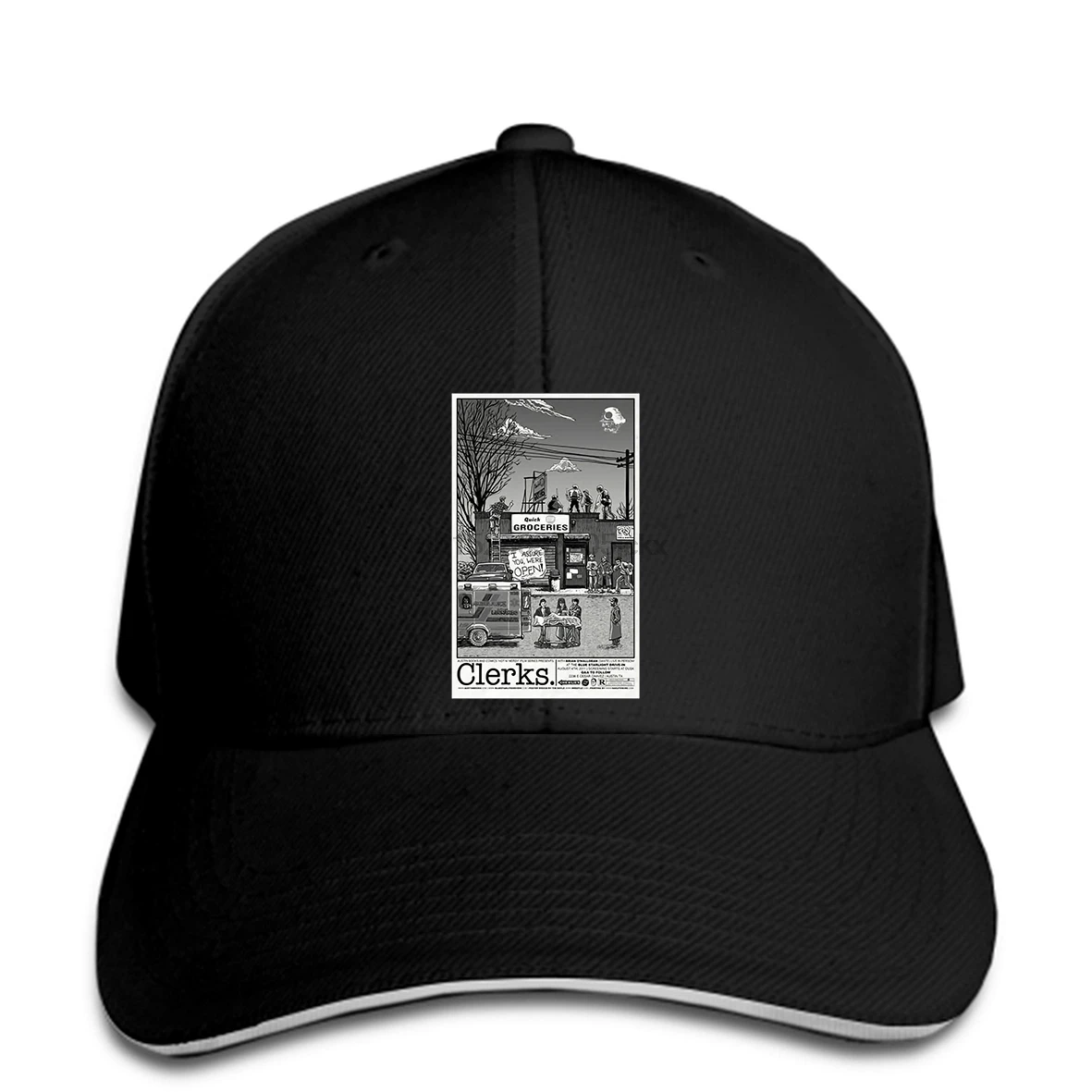 Бейсболка Clerks Commessi Dante Randal Silent Bob Pio Bernardo cult 3stylershop snapback hat