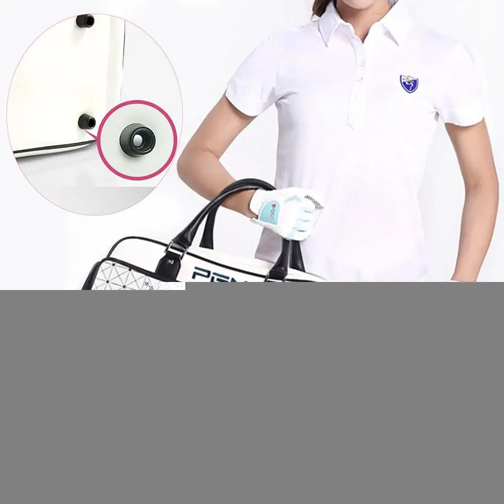 New Golf Bag Golf Clothes Bag Men& Women Shoes Package Box-shaped Large Capacity Double-deck Clothes Bag