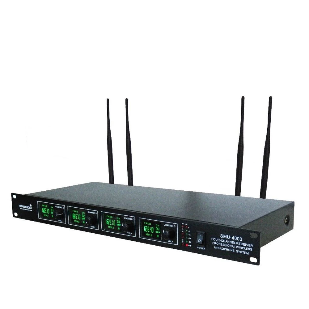 4ch microphone system wireless 4ch family party church handheld mic