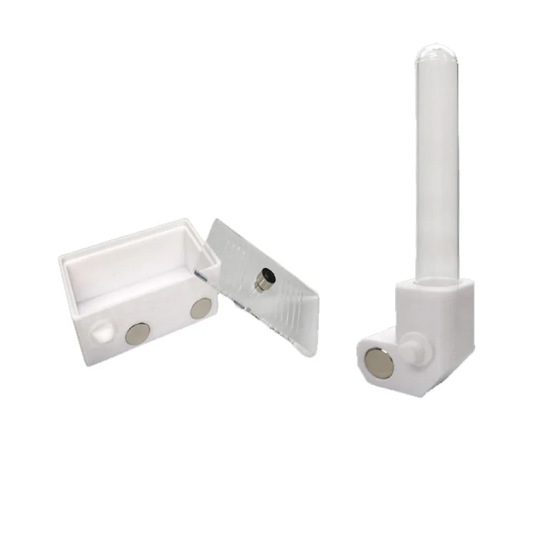 Alimentador de agua para granja de hormigas, área de basura magnética externa y torre de alimentación, botella para beber de hormiga, accesorios para mascotas
